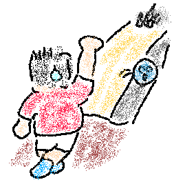ボーリングの絵