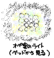 手術室のライトの絵