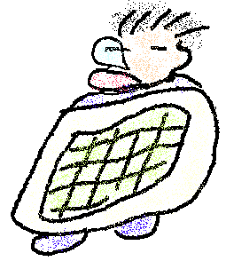 居眠りの絵